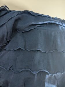 Dark Navy Ruffle