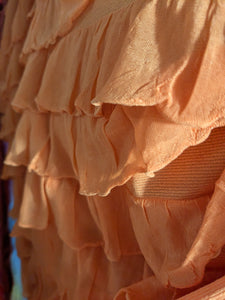 Orange ruffle