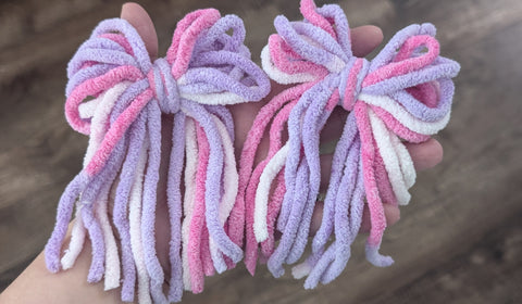 Girly pop Trim bow ava piggies (RTS)