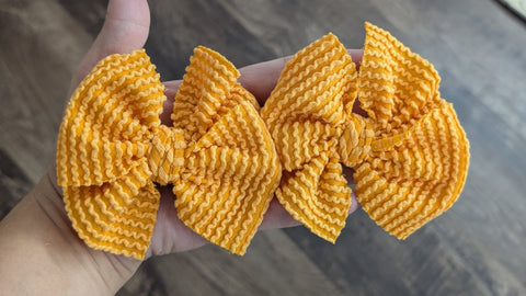 Mango orange Wavy