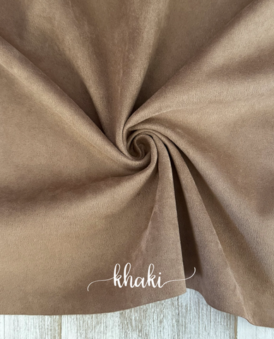 Khaki Suede
