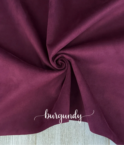 Burgundy Suede