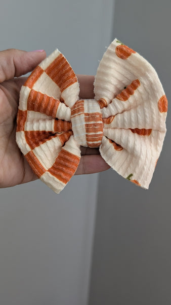 Pumpkin/check split bow