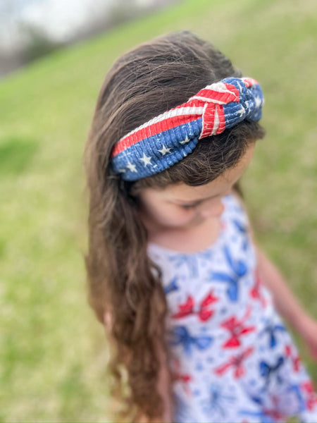 Stars and stripes wavy