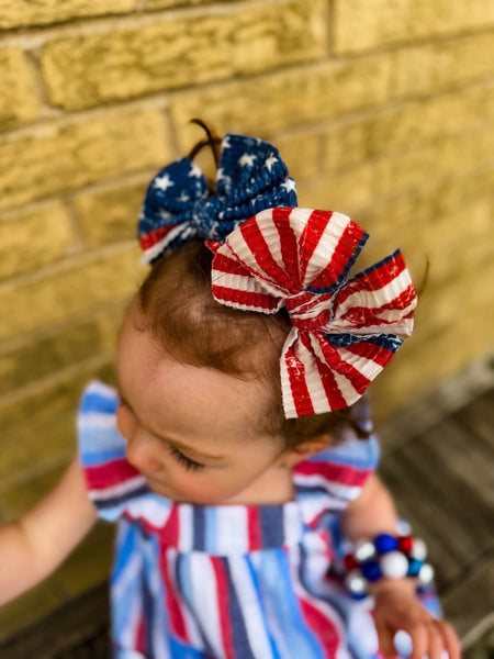 Stars and stripes wavy
