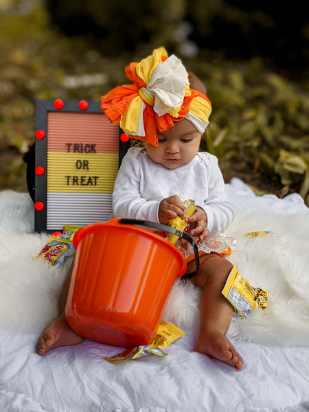 Candy Corn triple Ruffle