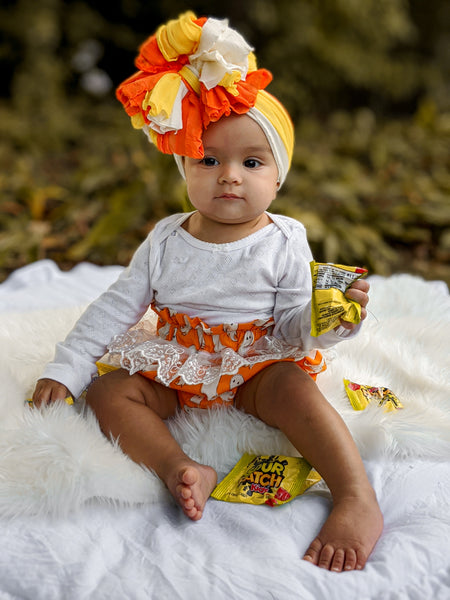 Candy Corn triple Ruffle