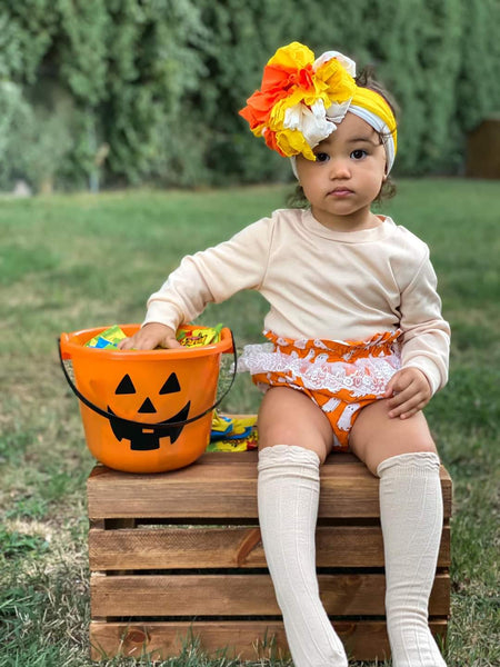 Candy Corn triple Ruffle