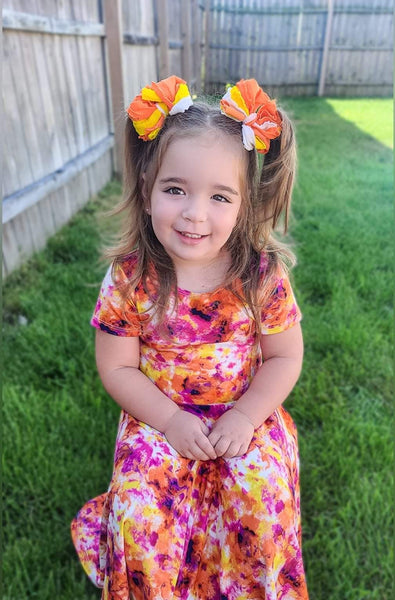 Candy Corn triple Ruffle