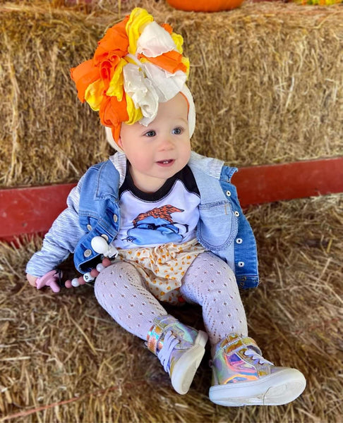 Candy Corn triple Ruffle