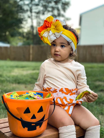 Candy Corn triple Ruffle
